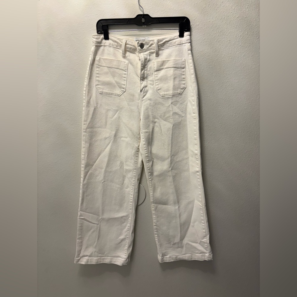 Just Black white High-Rise Jeans